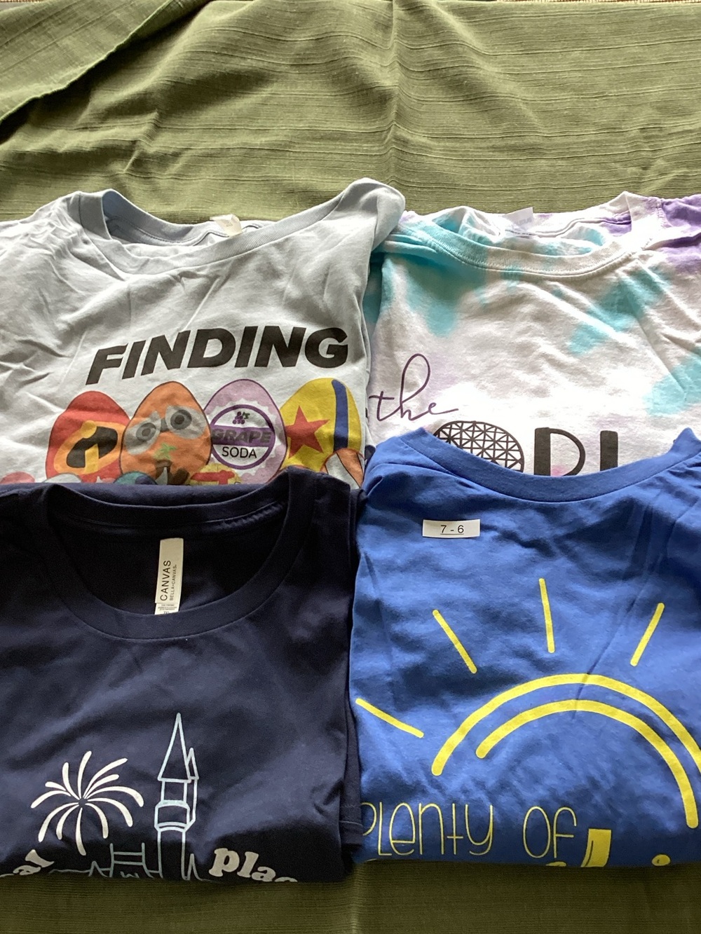 Adult Graphic T-Shirt - Blue Sun Design